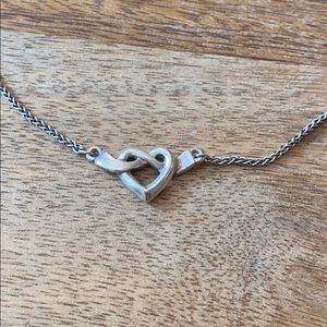James Avery Heart Knot Necklace - 17 inch